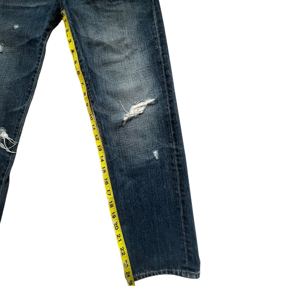 AG Adriano Goldschmied Men's Dark Blue Distressed Jeans 25 - Picture 3 of 8